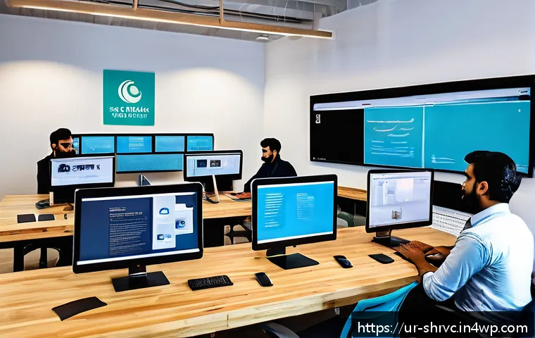 서비스 디자인 사고를 통한 제품 개발 전략 - A professional office environment in Karachi featuring a diverse team of Pakistani professionals col...