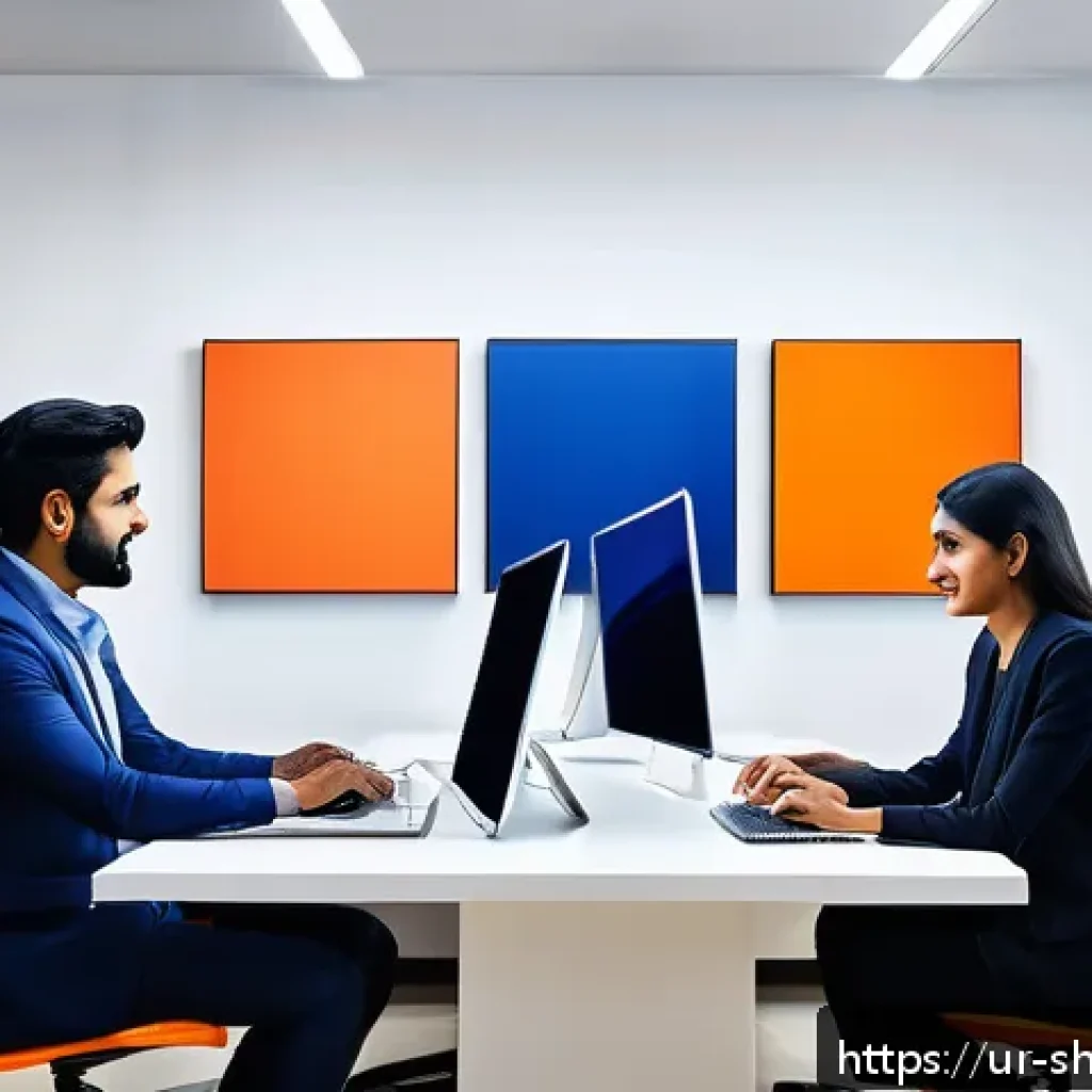 서비스 디자인 사고의 시각적 아이디어 발상 - A vibrant, professional service design concept showcasing the strategic use of color to capture user...